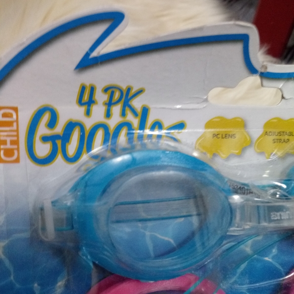 📌4/$20 Kids Swim Goggles NEW Multi-Colors 4pk - Picture 11 of 13